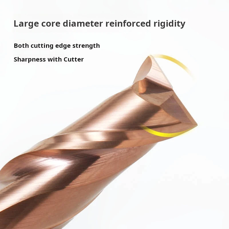Fräser HRC55 Legierung Beschichtung Wolfram Stahl Werkzeug 2-Blatt-schaftfräser Großhandel Top Härte Fräsmaschine Fräser Für Metall