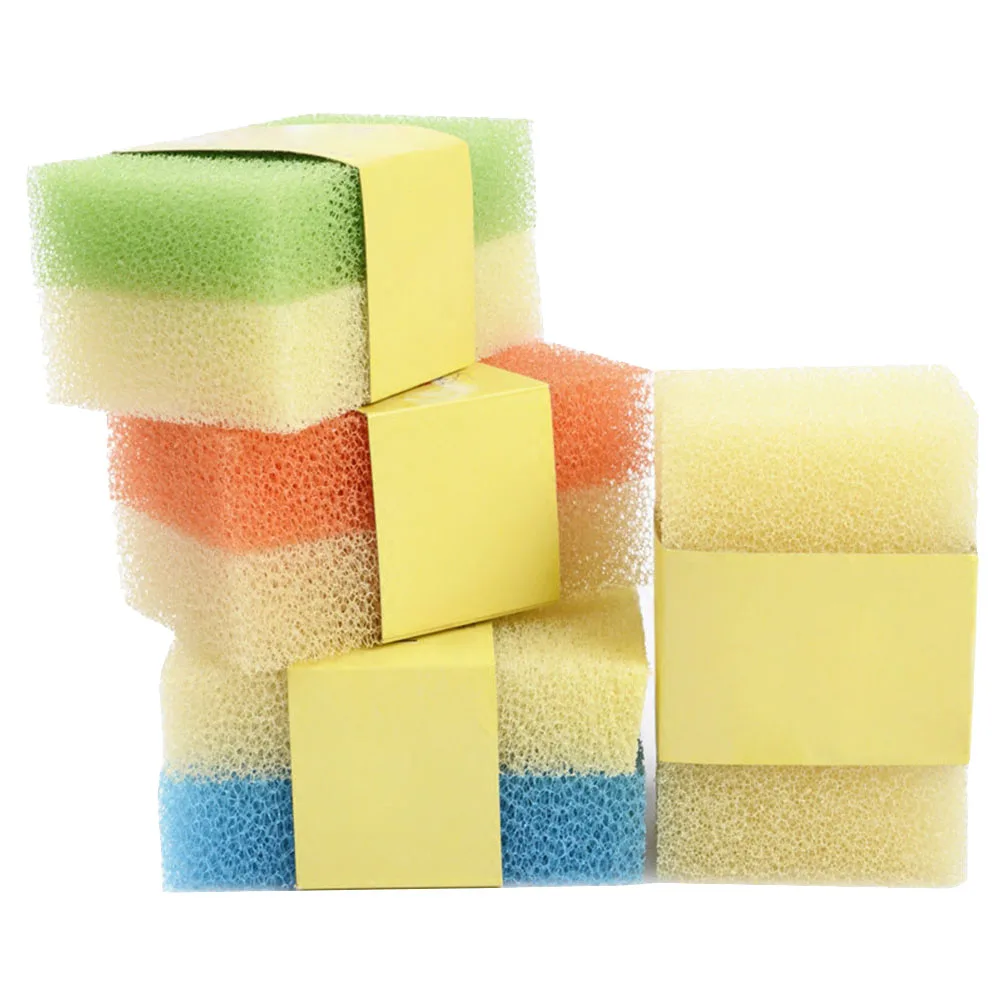 

10pcs Cleaning Sponge Durable Kitchen Scouring Pad Dishwashing Strong Absorption Foam Delicate Surface Ideal For Kitchen