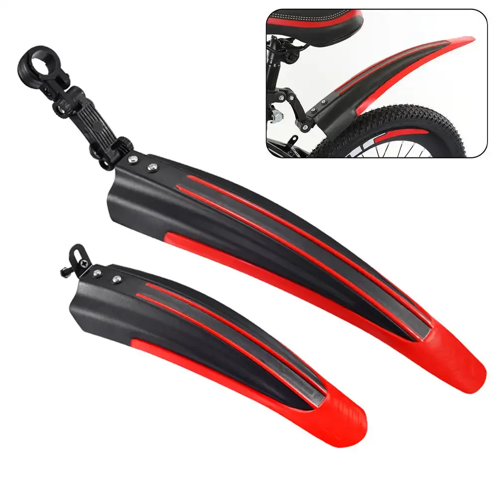 2 Pcs Bicycle Fenders Mountain Road Bike Mudguard Rear Mud Guard Wings for Bicycle Accessories Bike Parts