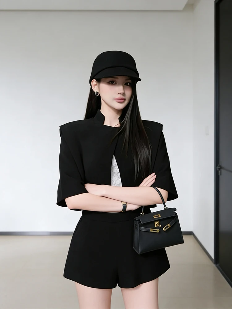 

Комплект из двух предметов: пальто и юбка Bla ort для женщин, модный осенне-зимний облегающий однотонный дизайн с высокой талией