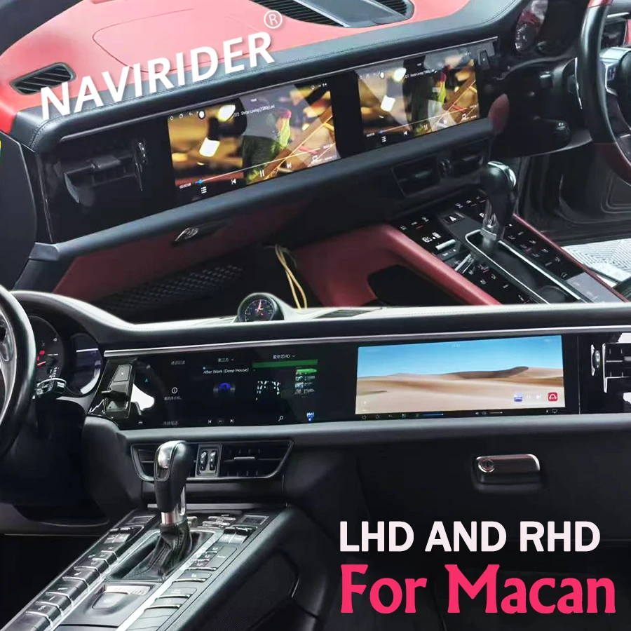 

Мультимедийный экран Android для Porsche Macan 2011-2017 LHD RHD Автомобильная стереосистема GPS Автоплеер Радио HeadUnit Беспроводной Carplay 4G Wi-Fi