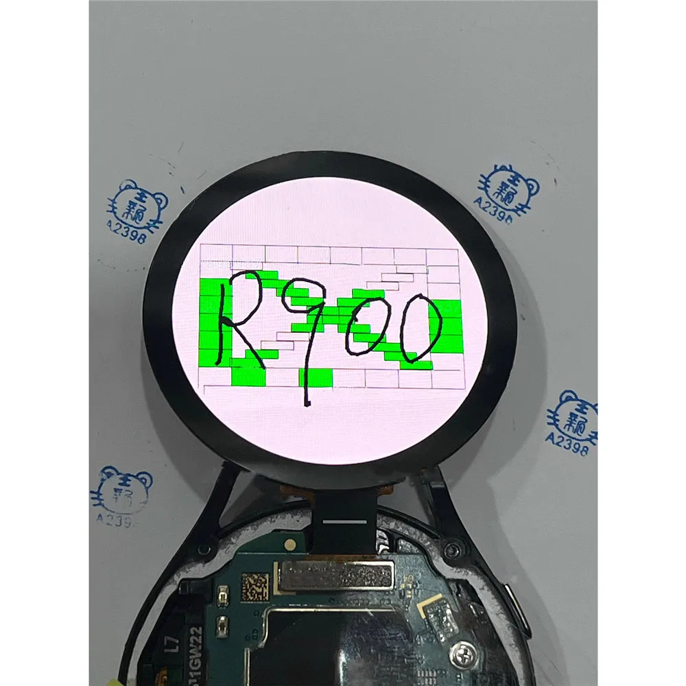 1pc Replacement Watch Screen/ LCD Display with Frame for Samsung Watch 5 R900 Smart Watch Repair Accessories