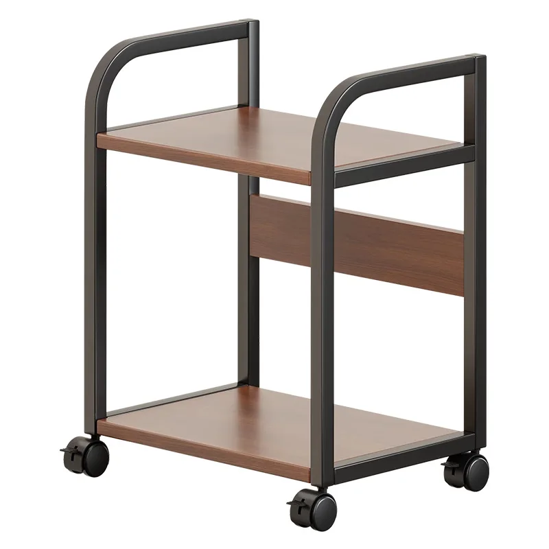 Office Printer Storage Rack Desk Side Floor Standing Copier Placement Cabinet Movable  Computer Mainframe Box Stand