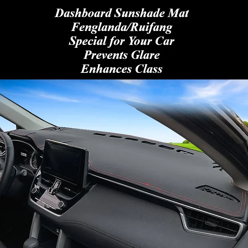 For Toyota Corolla CROSS 2022-2025 Car Dashboard Cover Avoid Light Pad Sun Shade Instrument Dash Cover Anti-UV Non-Slip Mats