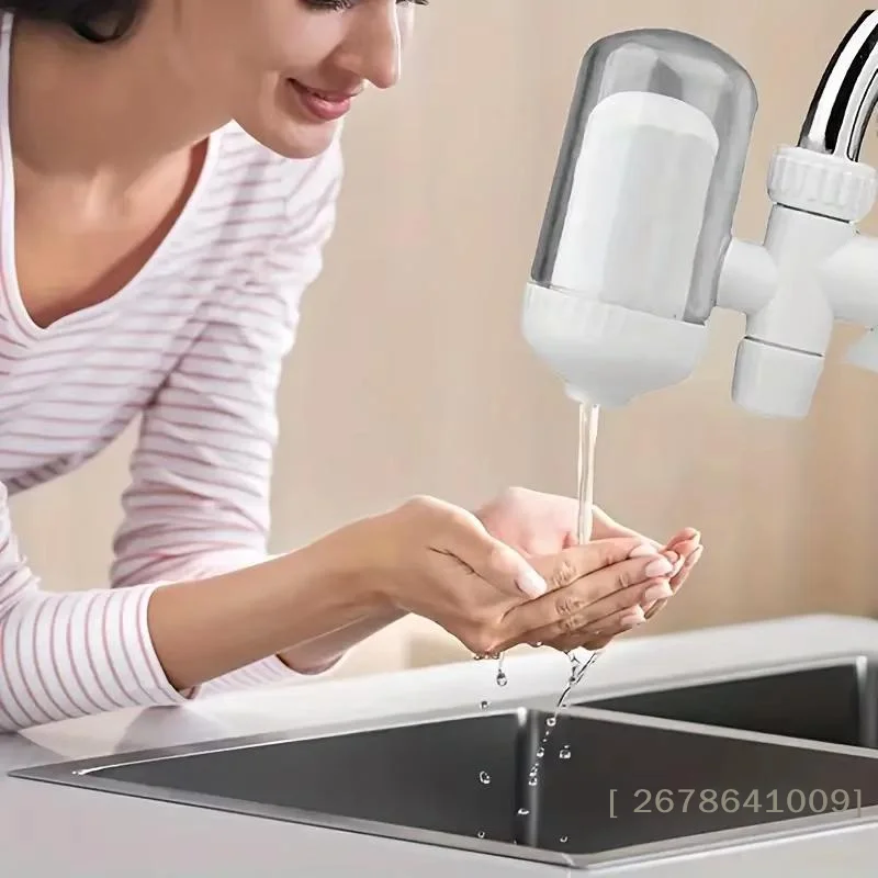 Picture 6: ⚑Faucet Mount Water Filter, Tap Water Purifier with Activated Carbon Filtration, Universal Kitchen Sink Water Filter System