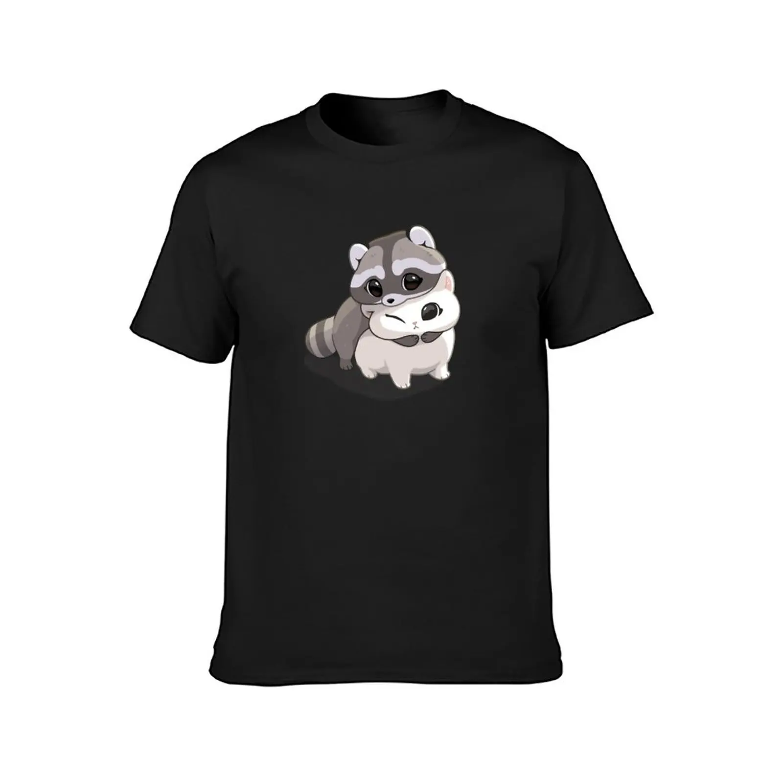 Cuddle Raccoon T-Shirt vintage aesthetic clothes graphics shirts graphic tees Men's t shirts