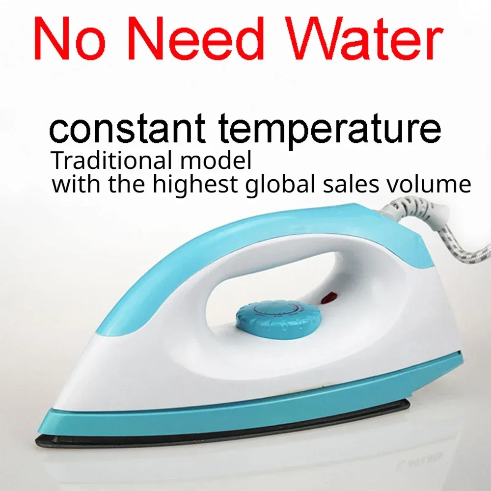 Professional Electric Iron with Adjustable Temperature and No Water Needed for Wrinkle-Free Clothes