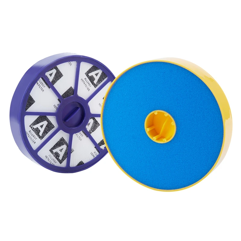 Front And Back HEPA Filter Kit For Dyson DC05 DC08 DC15 DC19 DC20 DC21 Pre And Post ,Upper And Lower Motor Allergy Vacuum Replac