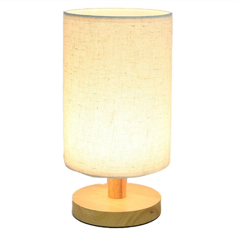 

Simple Nordic Bedroom Table Lamp Eye Protection Bedside Lamp Charging Intelligent LED Custom Creative Cloth Cover Lamp A