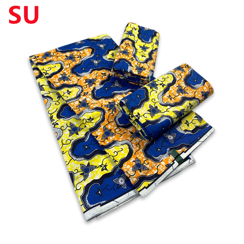 2024 New Style Super hollande African Fabrics Nigerian Wax Print High Quality African Wax Fabrics For Patchwor Y4