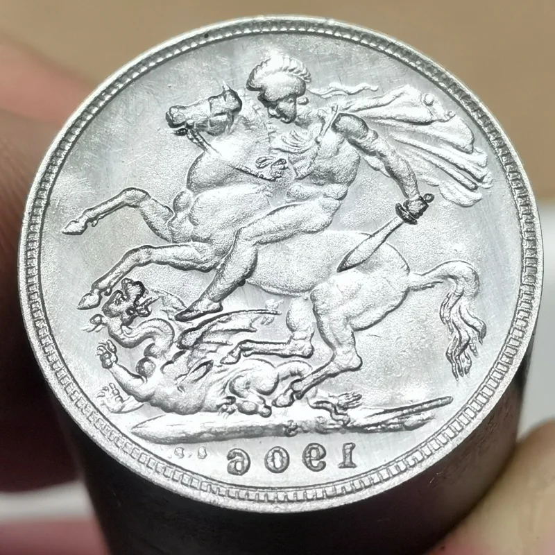 1906 United Kingdom 1 Sovereign - Edward VII Coin Mould,22mm Size