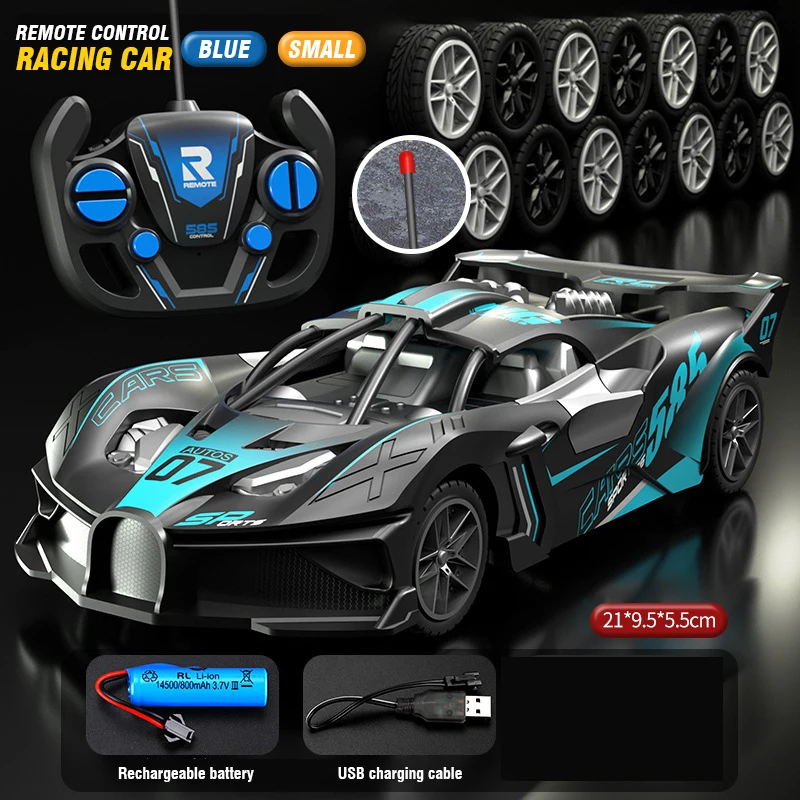 Samochód zdalnie sterowany 4Ch High-Speed Remote Control Drift Racing Car Elektryczny samochód sportowy Zabawkowy model pojazdu Zabawki dla chłopców