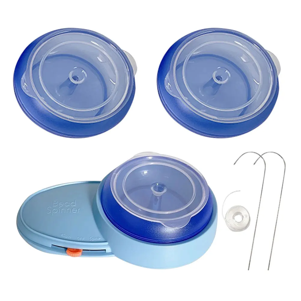 1 conjunto automático grânulo girador durável ferramenta de miçangas de plástico para amarrar contas de prata líquida jóias fazendo projetos de artesanato contas