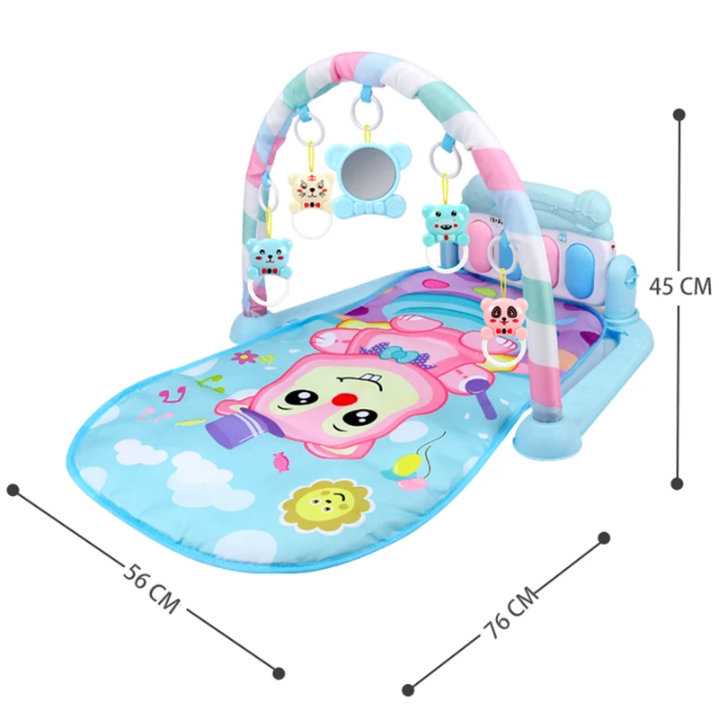 Baby Gym Tapis Puzzles Mat Educational Rack Toys Baby Music Play Mat With Piano Keyboard Infant Fitness Carpet Gift For Kid