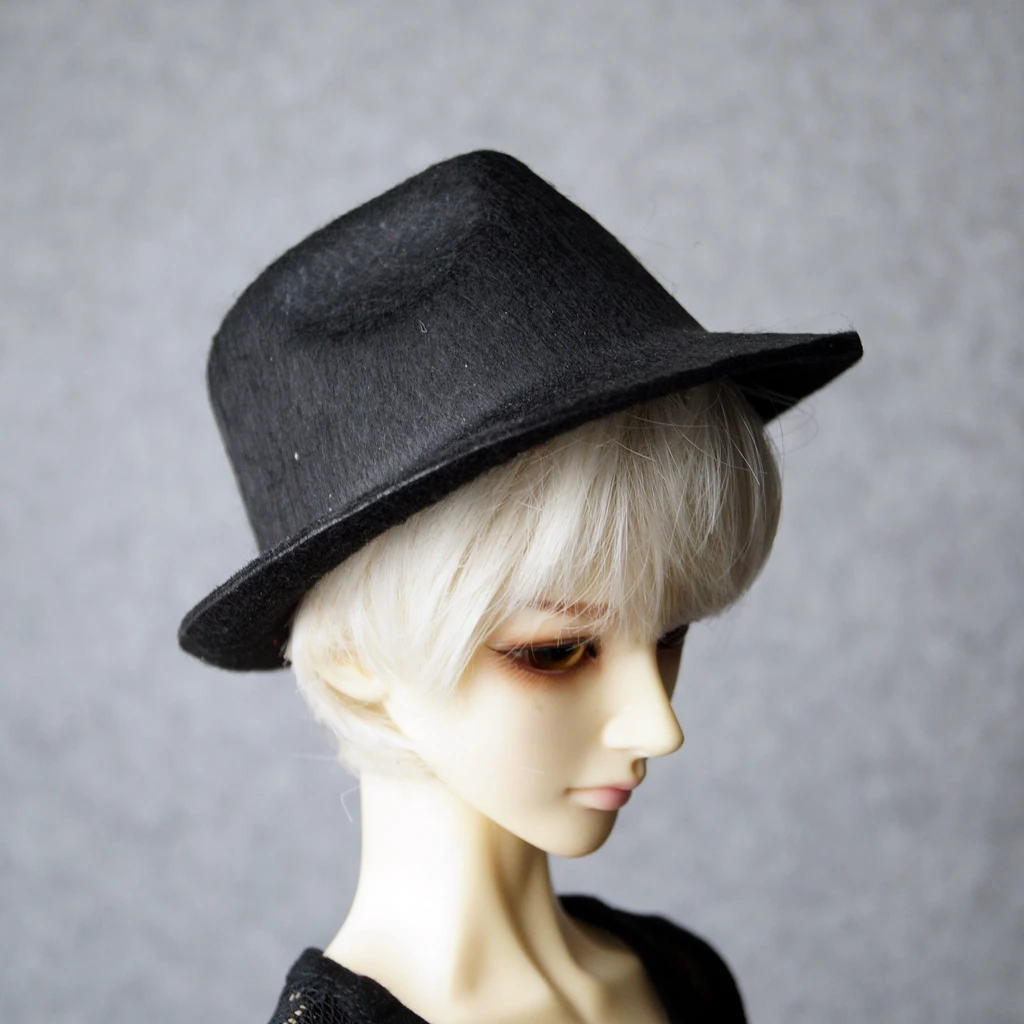 

Черная кепка BJD для куклы 1/4 MSD 17 дюймов, 1/3 24 дюйма, 60 см, высота BJD SD DK DZ AOD DD, бесплатная доставка HEDUOEP