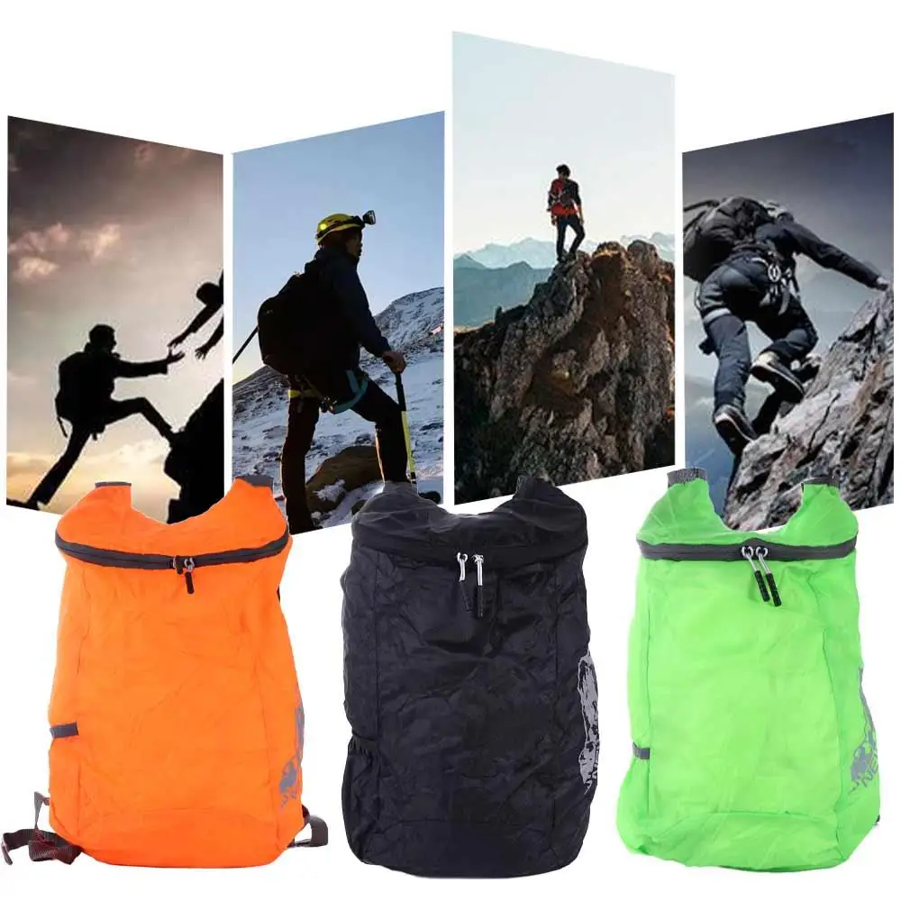 Travel Unisex Outdoor Water Resistant Camping Ultralight Packable Travel Backpack Sport Backpack Foldable Bag Daypack