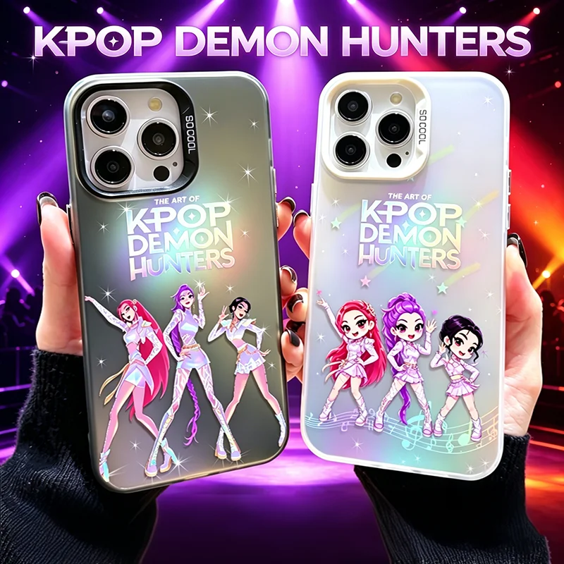 K-KPop D-Demon H-Hunters HUNTR/X Chibi Case for Xiaomi POCO X7 X6 X5 X3 F6 F5 M6 Pro F8 F7 Ultra F4 F3 M7 M5s C85 C75 C65 C55