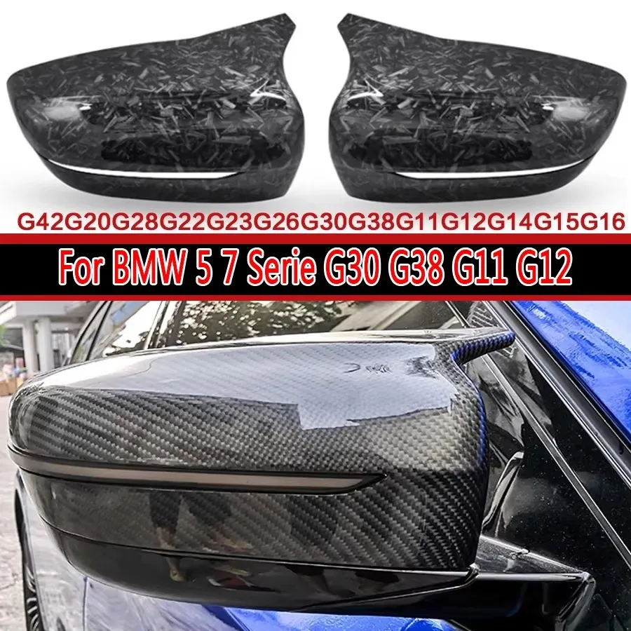 

Для BMW 5 7 серии G30 G38 G11 G12 540 530 корпус крышка заднего вида из углеродного волокна чехол для зеркала заднего вида автомобильные аксессуары кузовный комплект