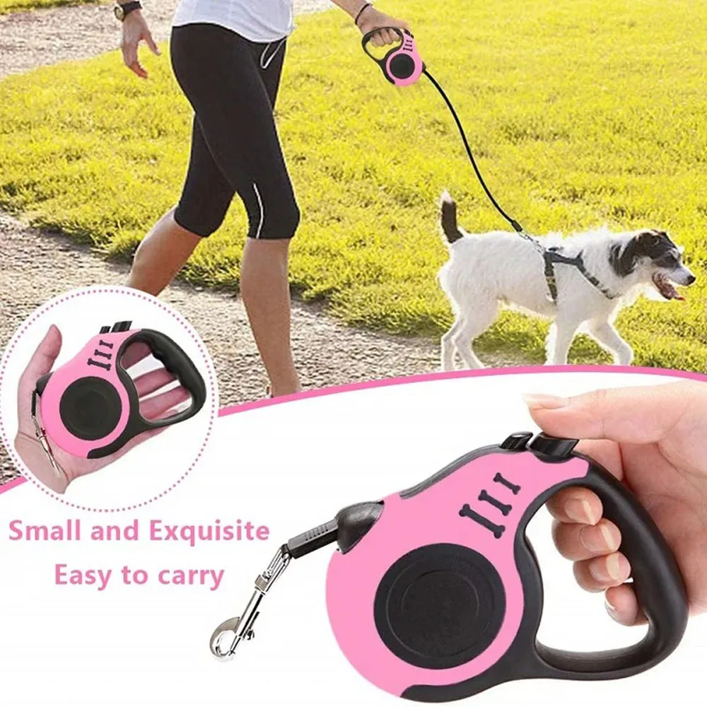 3m Dog Leash Durable Leash Automatic Retractable Nylon Cat Lead Extension Puppy Walking Running Lead Roulette For Dogs Pet Leash