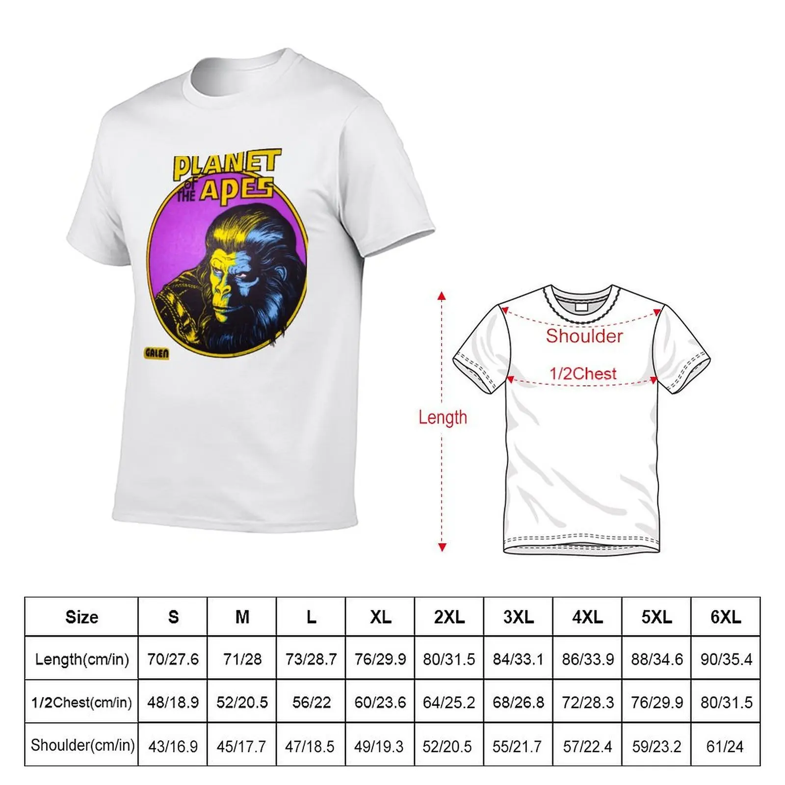 Planet of the Apes - Galen T-Shirt t shirt custom print essential t shirt funny t shirts dark humor T-shirt - view 2