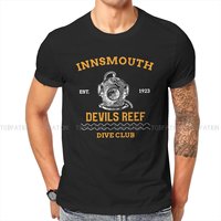 Innsmouth Devil Reef Dive Club O Neck TShirt Dive Scuba Diving Fabric Original T Shirt Man's Tops Fashion Oversized