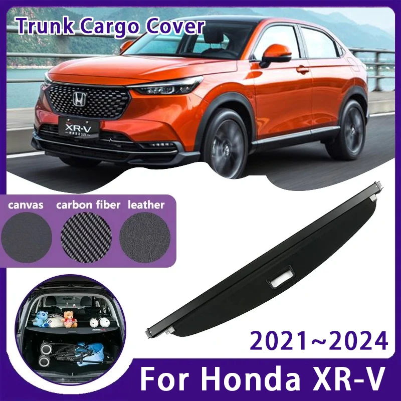 

Car Trunk Luggage Curtain Covers For Honda XR-V XRV XR V RV 2021~2024 Retractable Trunk Rack Partition Shelters Auto Accessories