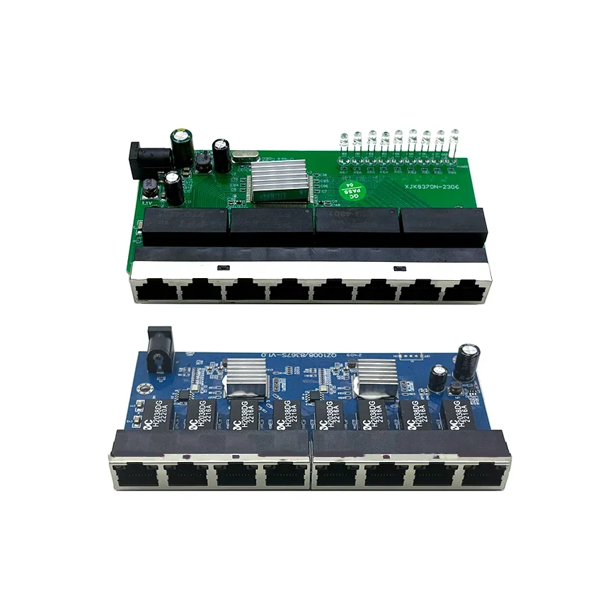 8 Ports 10/100/1000M 5V-16V Ethernet Netwerk Indutrial Switches Module