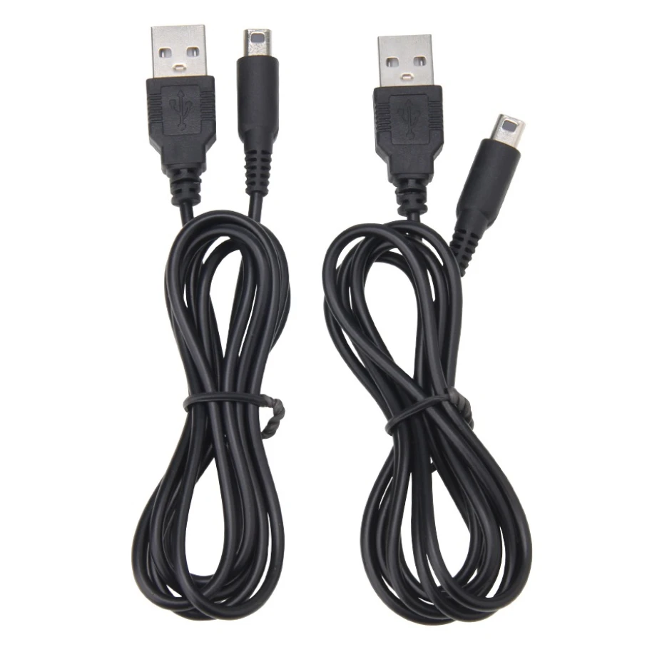 

100pcs 1.2m USB Charger Cable Cord For Nintendo DSI NDSI 2DS 3DS XL/LL Game Power Adapter Wire Charging Line