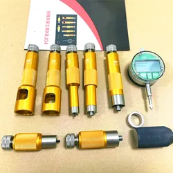 Nuovo! Kit di strumenti di misurazione della valvola dell'iniettore Common Rail strumento di misurazione della corsa della valvola dell'iniettore Diesel con manometro