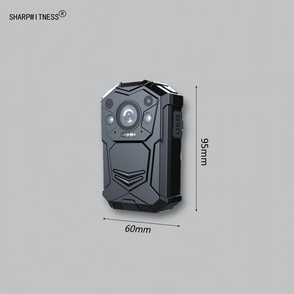 SHARPWITNESS 1440P Body Camera 14 Hours Battery Life GPS Tagging with 2 Inch Screen and Charging Base Mini Body Camera