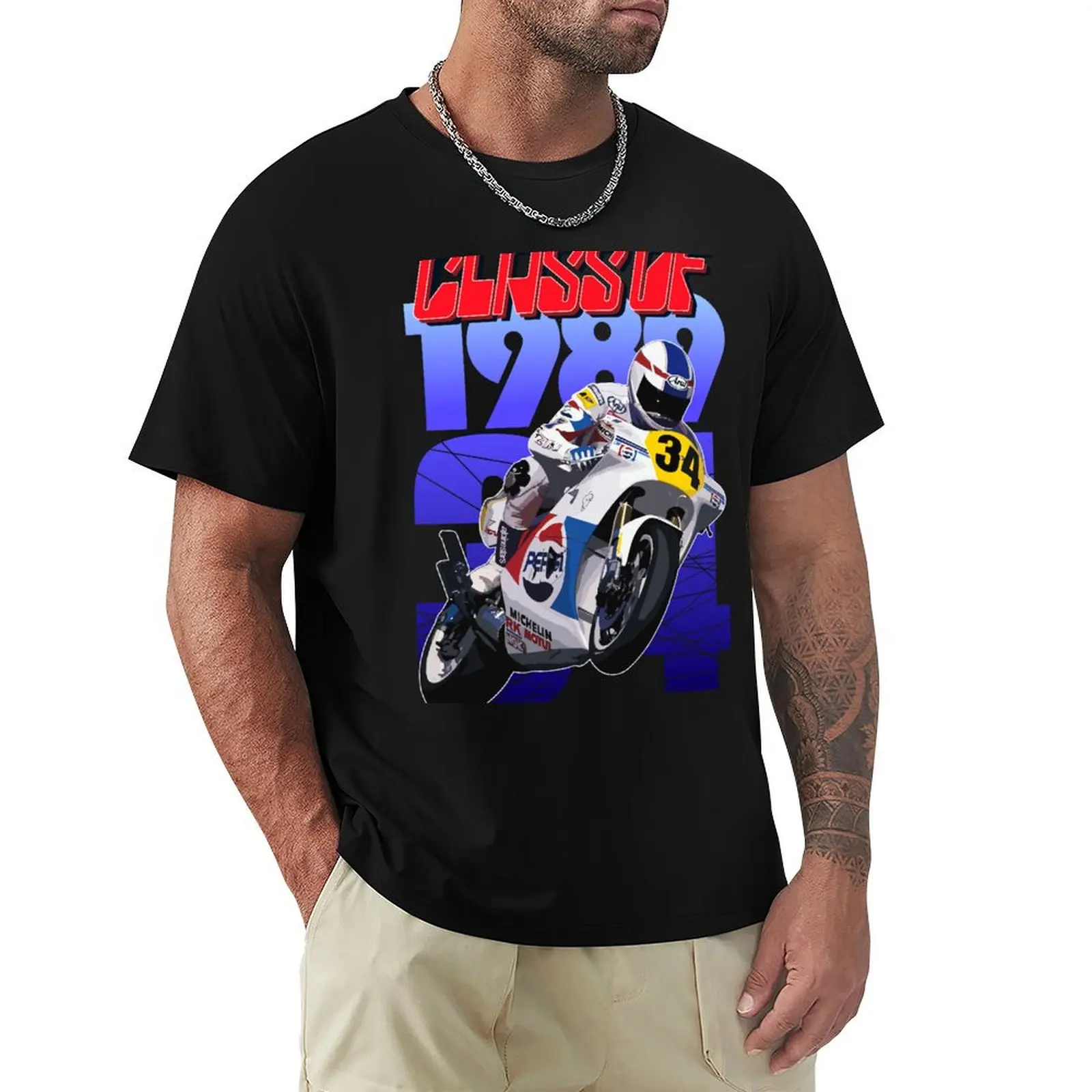 

Class of 1989 Kevin Schwantz T-Shirt oversized t shirt luxury t-shirt anime mens clothing