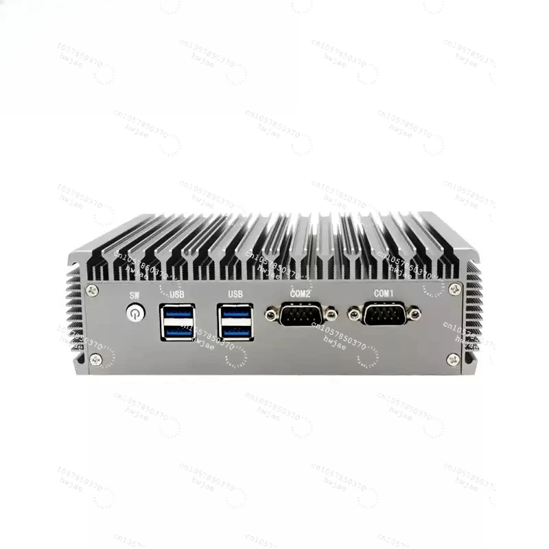 Micro industrial computer with dual network ports and dual serial ports All-aluminum fanless J6412/N100 quad-core embedded