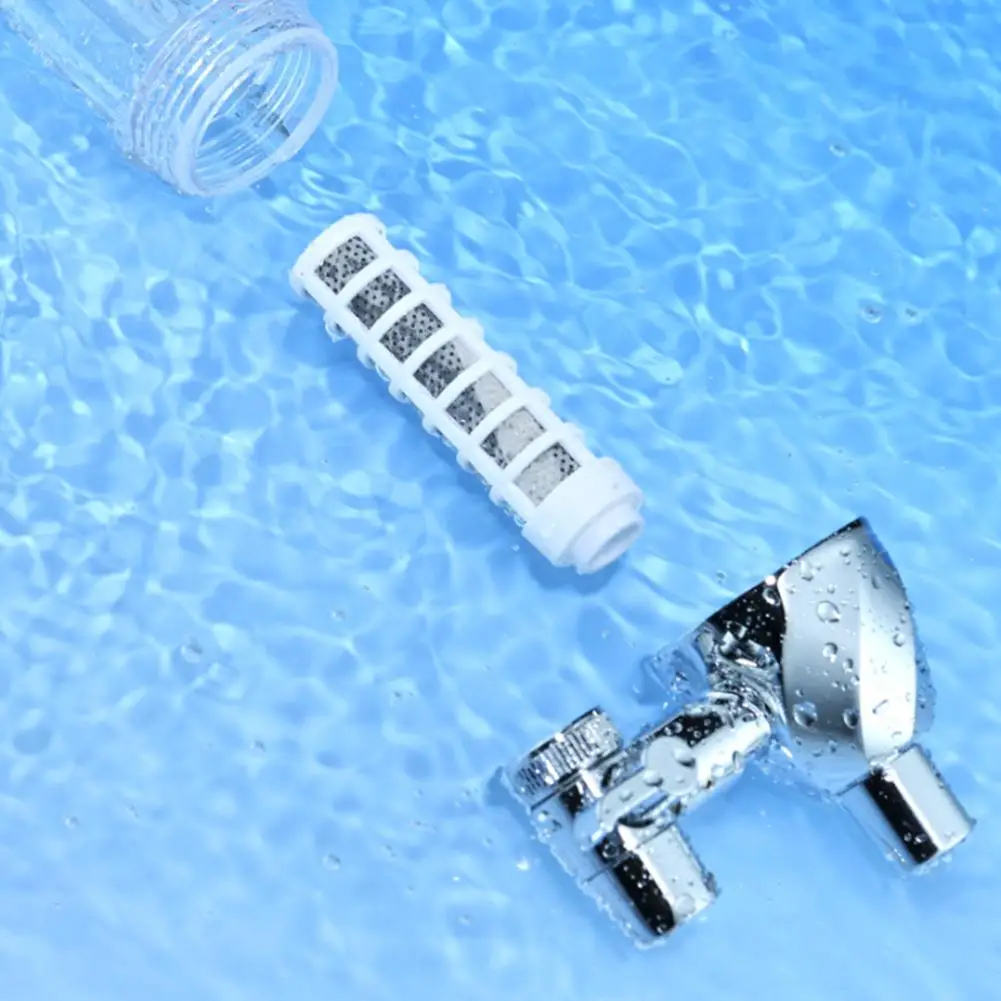Kitchen Faucet Water Filter Extender with 360 Degree Rotation and In-Line Screen Filter for Removing Sediment from Tap Supply