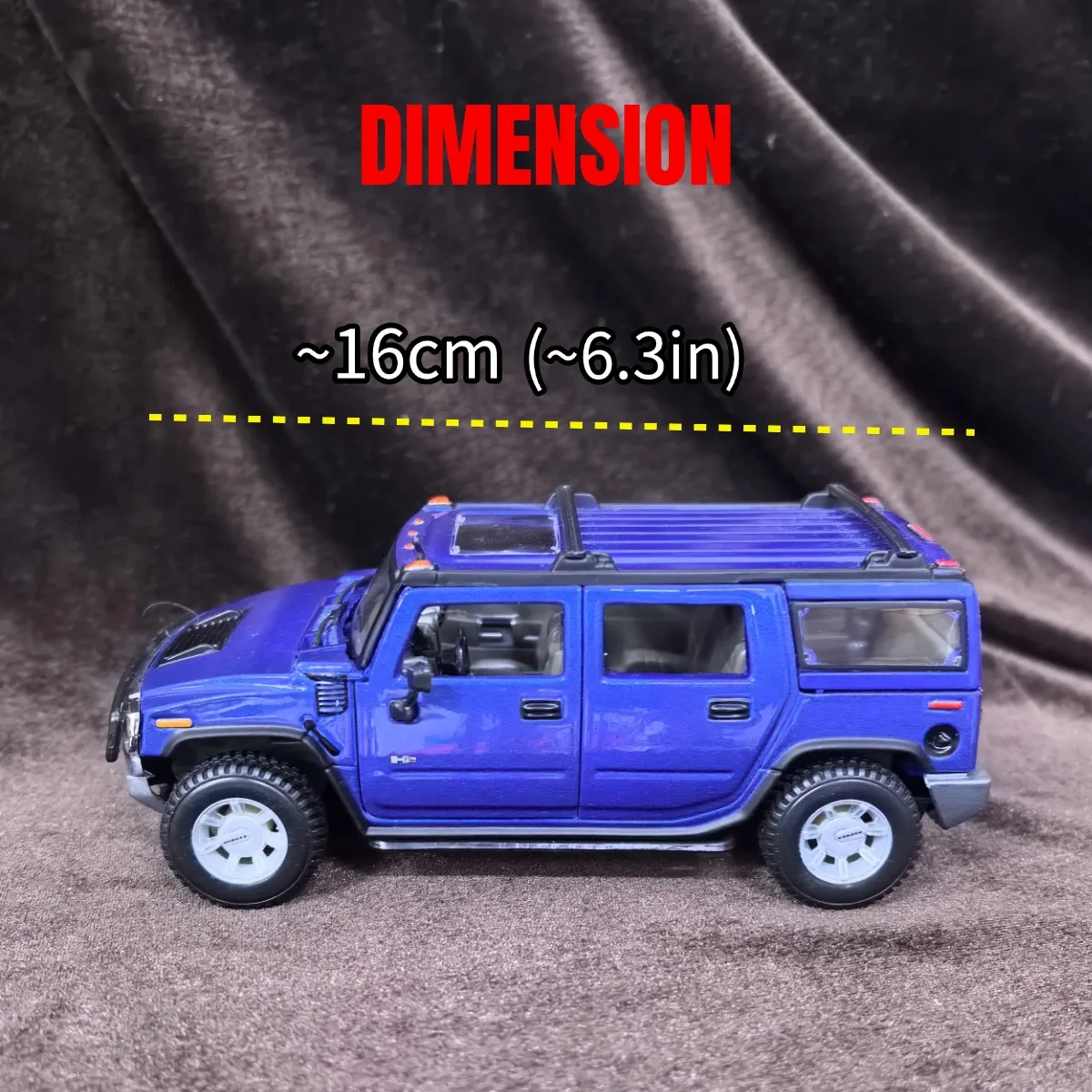 محدودة Bburago 1:27 مقياس 2003 Hummner H2 SUV نموذج سيارة ، مركبة فاخرة مصغرة طبق الاصل الشكل طفل هدية عيد الميلاد لعبة #6