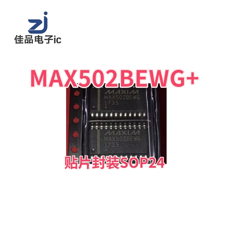 Original-Chip MAX502BCWG MAX502 MAX502BEWG+SMT-Paket SOP24 Analog-Digital-Wandler-IC
