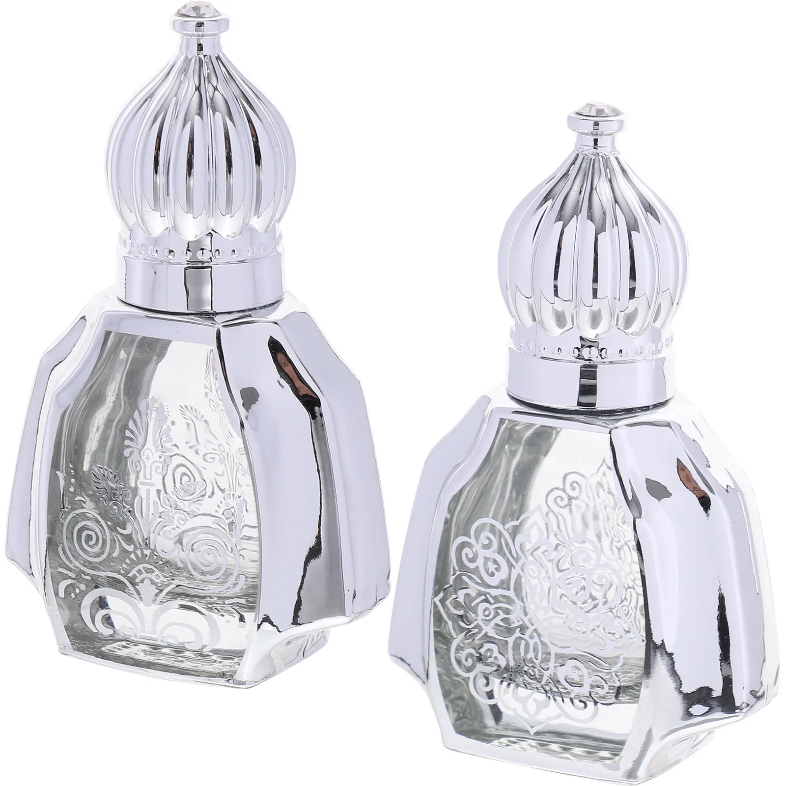 

2 шт. пустых флаконов-роллеров для парфюмерии и эфирных масел, портативные, герметичные, с роликовым аппликатором, для путешествий, для ароматов