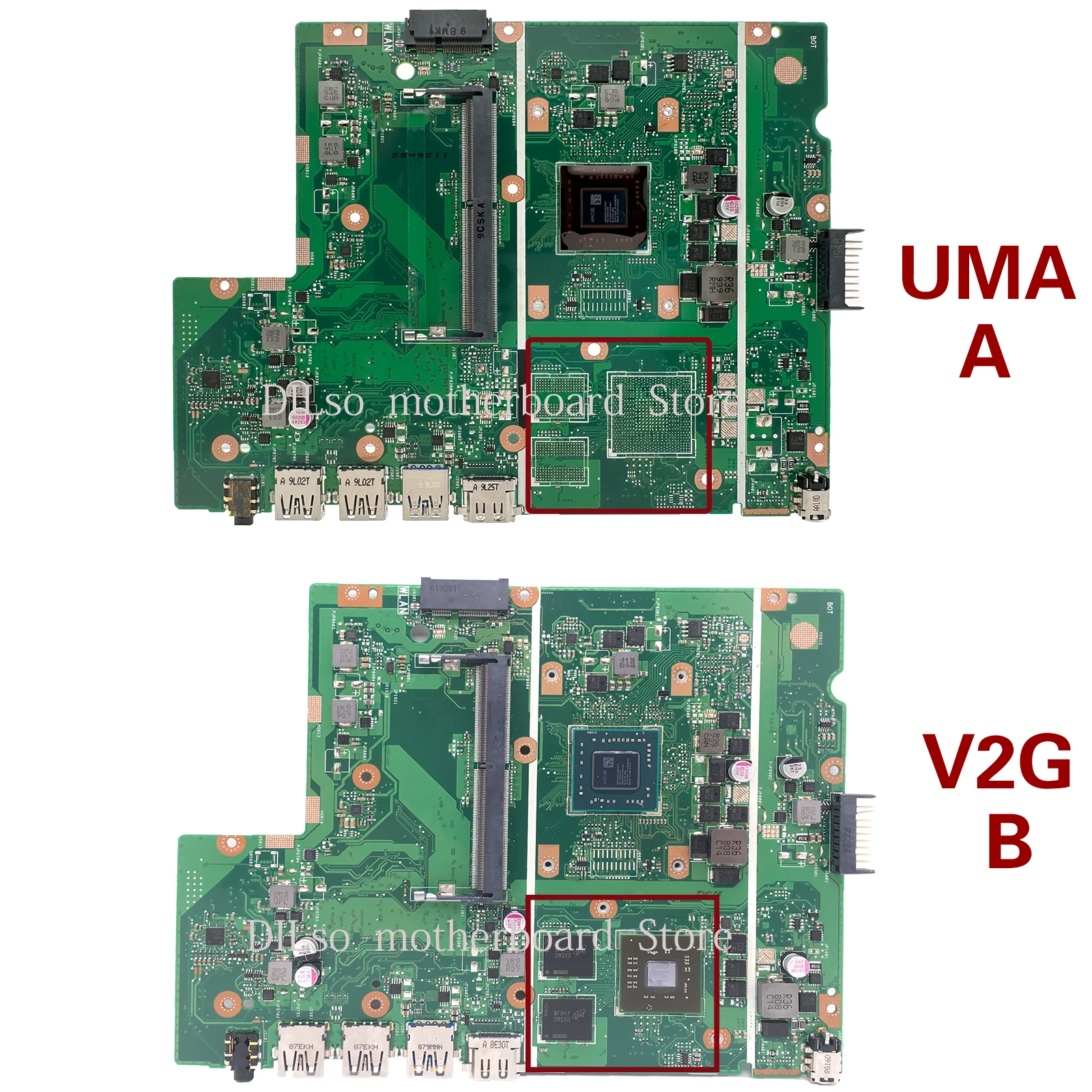 KEFU X540BP Notebook Mainboard For ASUS X540B A540 X540BA Laptop Motherboard With AMD A6-9225 A9-9425 CPU 100% test OK