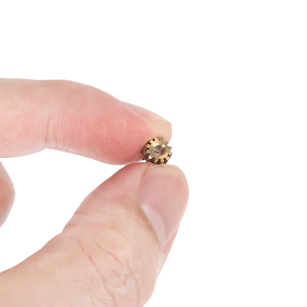 5 pz 12T pignone in ottone ingranaggio del motoriduttore per WPL D12 D42 1/10 RC auto parti di aggiornamento accessori di ricambio