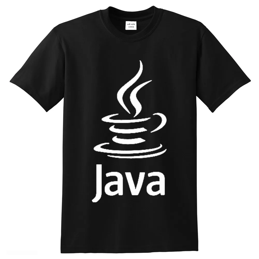Java Tshirt 100% cotton programmer t-shirts swag printed men T shirt o-neck summer street style loose tee shirts