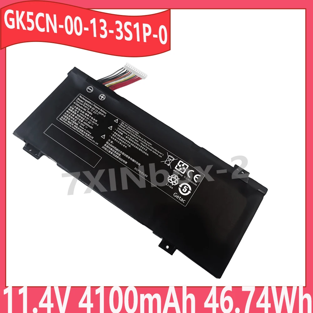 GK5CN-00-13-3S1P-0 11.4V 4100mAh 46.74Wh Laptop Battery For Getac GK5CN5Z GK7CN6S For Machenike X9Ti X9Ti-R GK5CN-11-16-3S1P-0