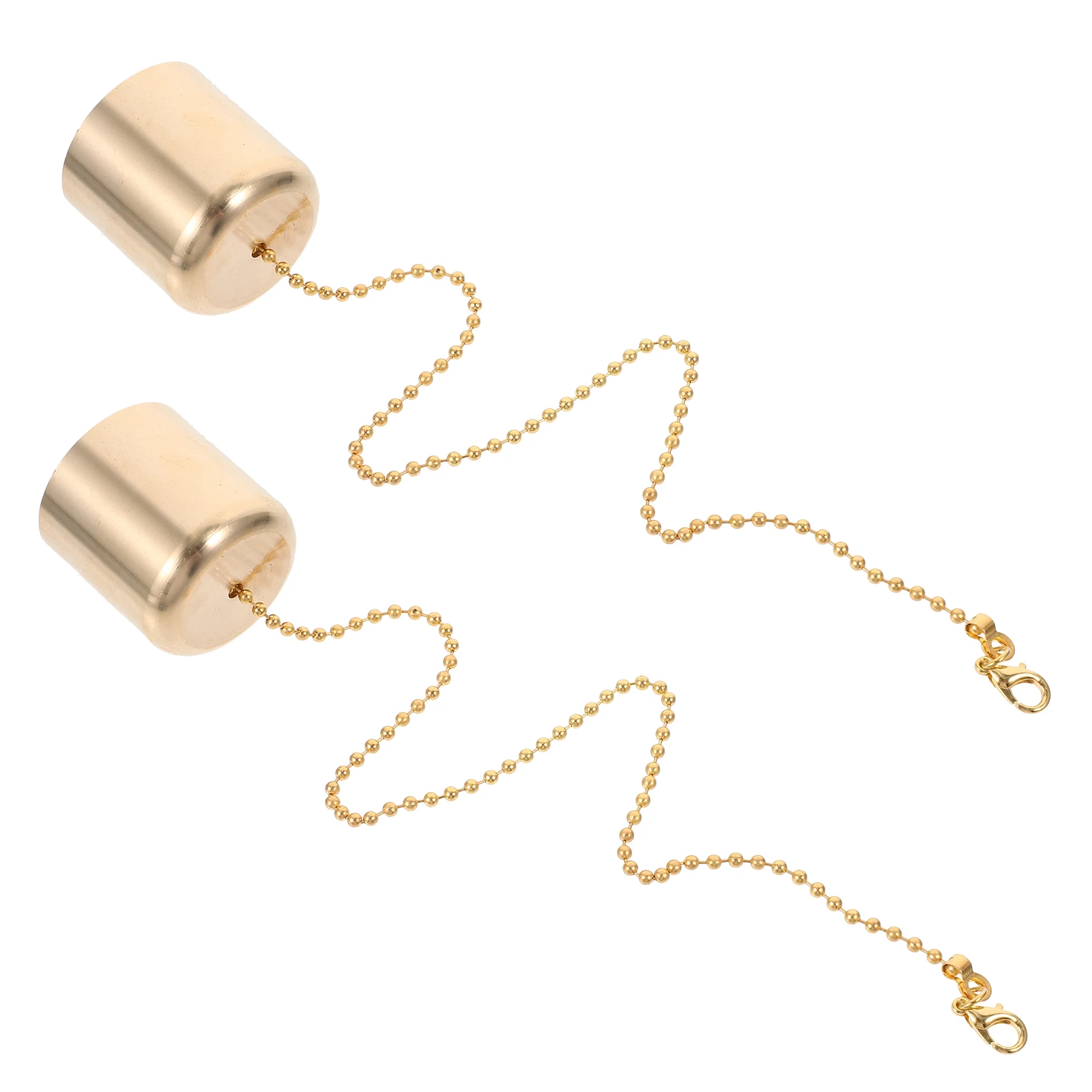 

2 Pcs Extinguisher Golden Brass Lampshade Snuffer Covers for Scented Tea Light Aromatherapy Candles Flame Tool