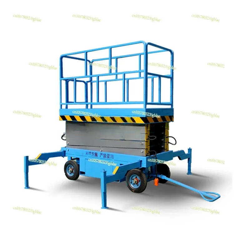 Movable Scissor Lift Electric Drop Platform Aerial Work Drop Platform Climbing Car