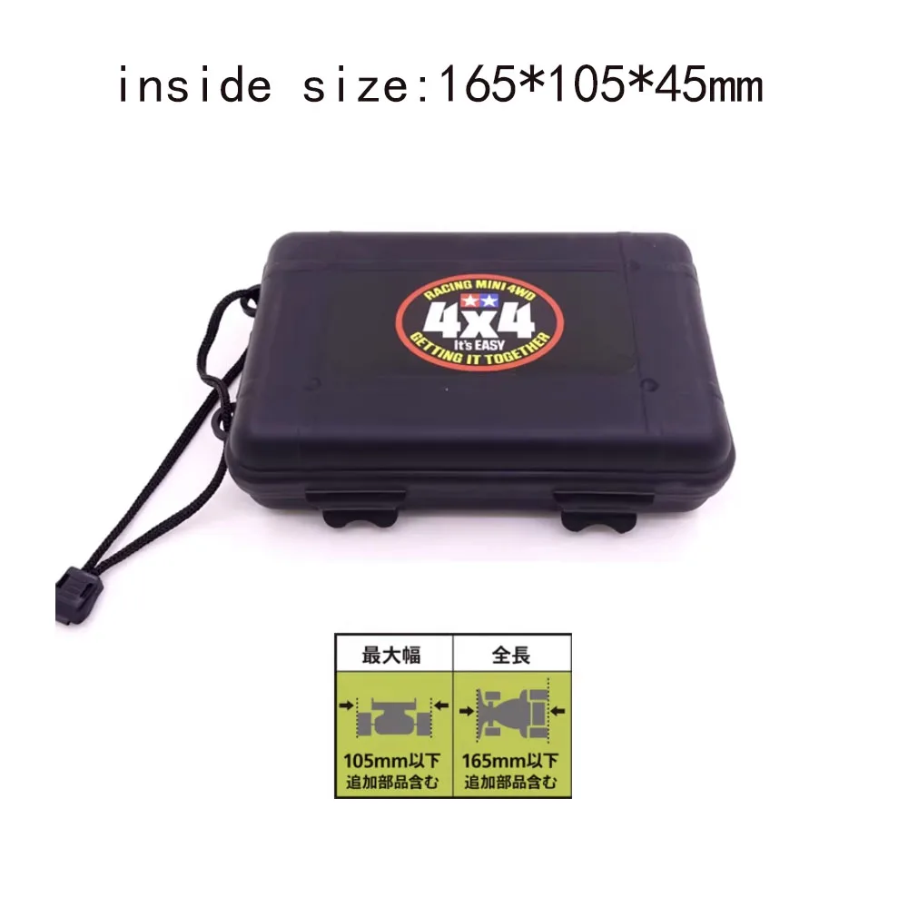 MINI 4WD car box use for tamiya car light convenience and well protection the car with sponge very good