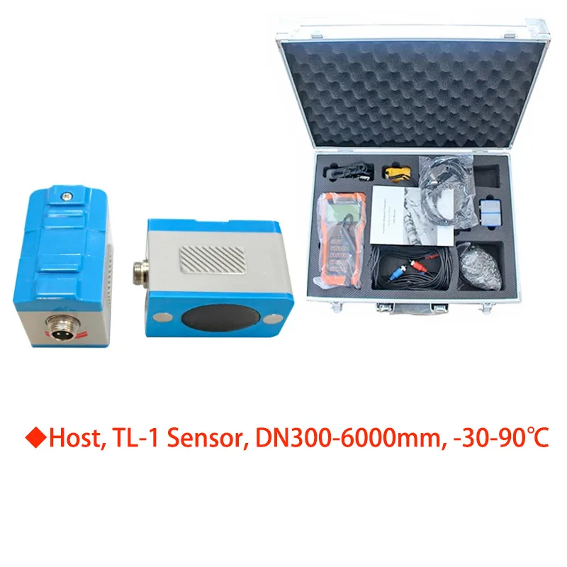 Handheld Ultrasone Flowmeter TUF-2000H Draagbare Clamp-on Ultrasone Waterstroommeter IP68 Digitale Vloeistof Pijpleiding Sensor