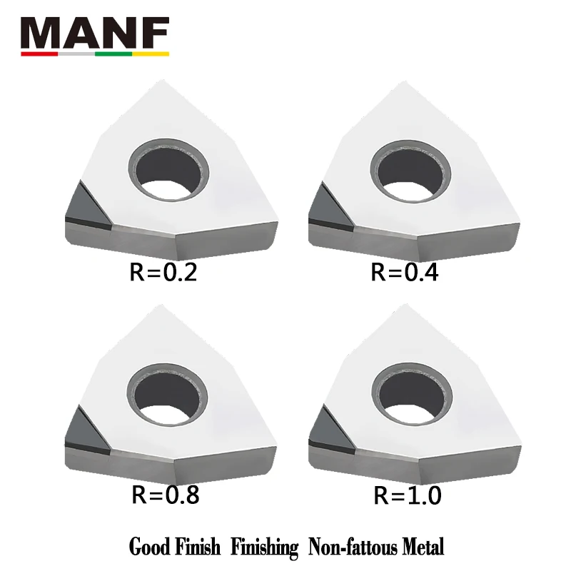 MANF WNMG 080408 PCD Knife DIAMOND Tool Good Finish  Aluminum Non-ferrous Bar Price Holder metal cutter MWLNR  Lathe Wood Tool