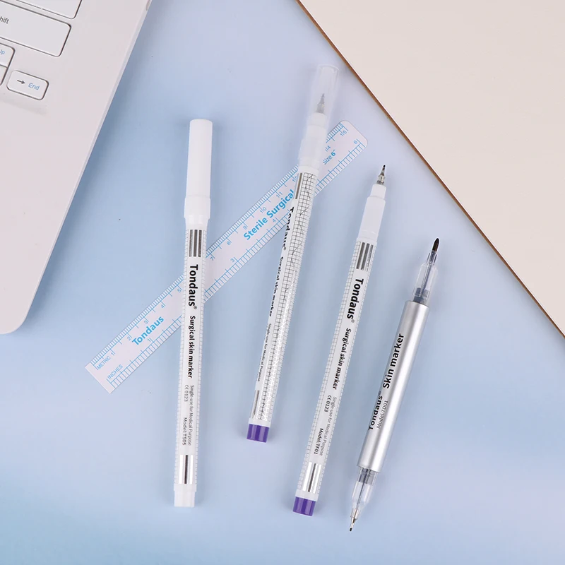 Korean Tattoo Sterile Embroidery Marking Pen Surgical Eyebrow Mark Pen Waterproof White Floating Lip Line Positioning Pencil