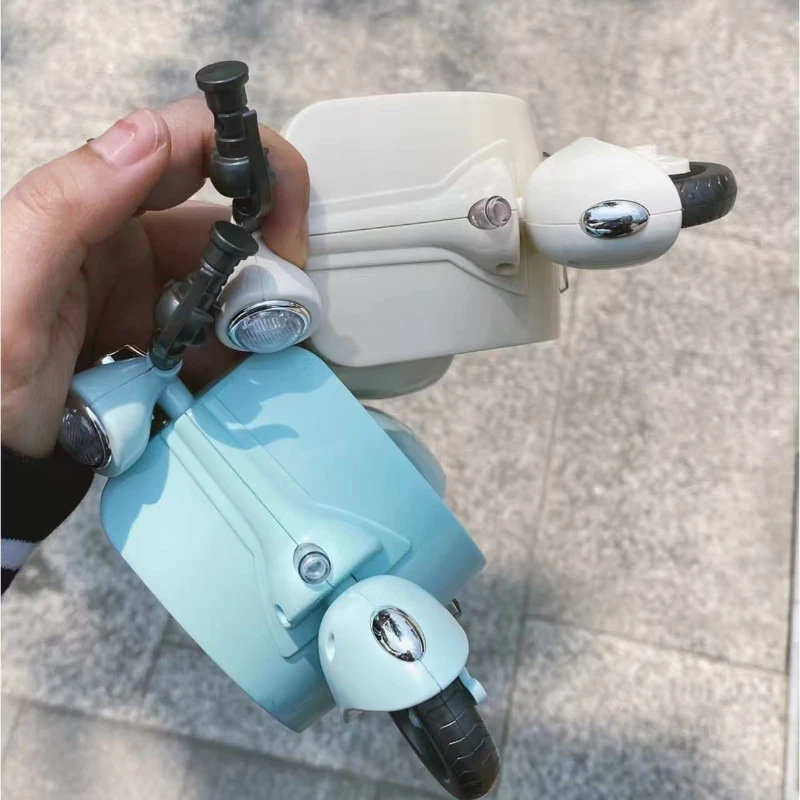 ل 17 سنتيمتر Labubu V1 V2 دمية العصرية 360 درجة الدورية لعبة دراجة نارية ثلاثية الأبعاد دراجة هوائية جبلية نموذج كيرينغ ل قلادة حقيبة #1