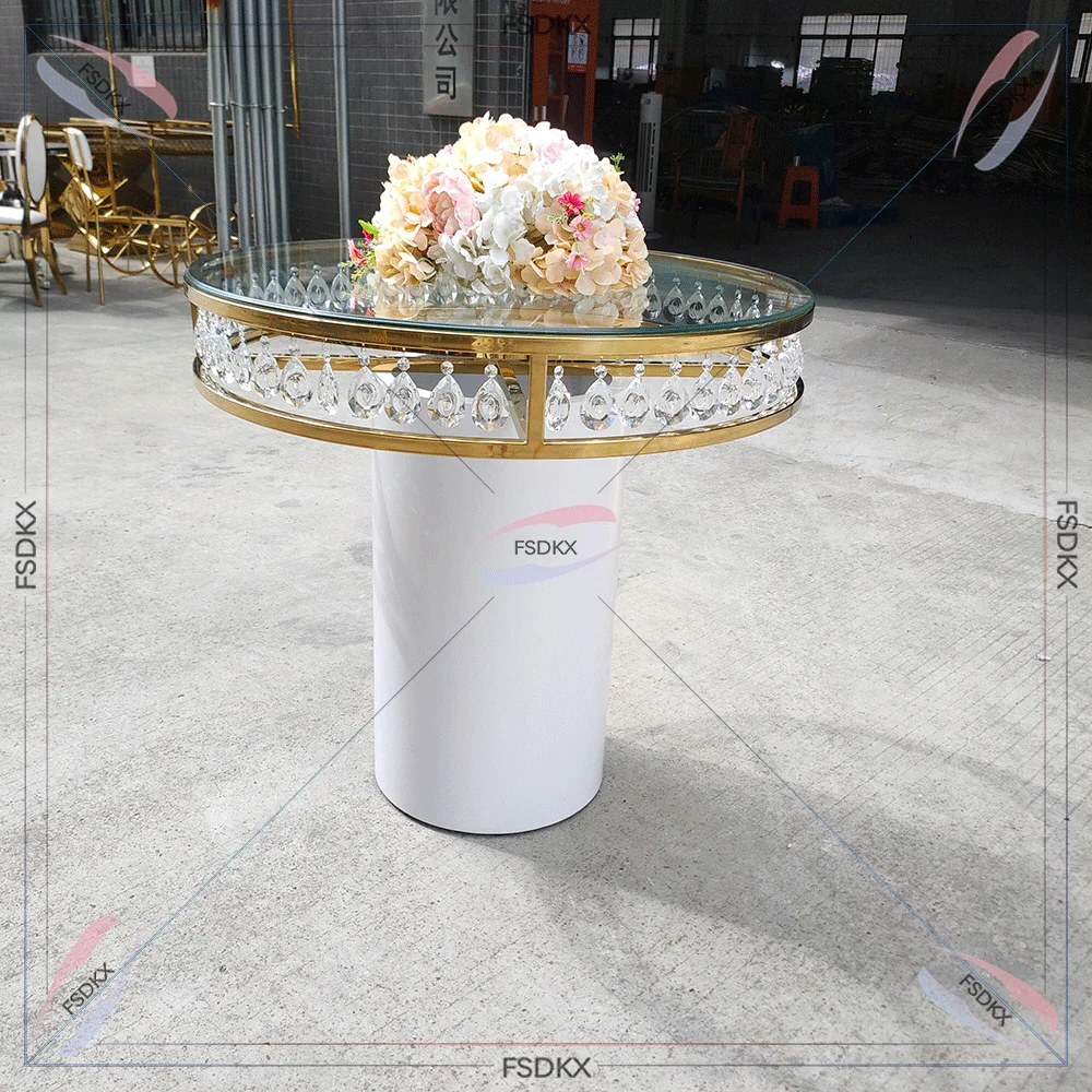 Perfect Good Selling Plinths Gold Wedding Flower Stand Cake Stand Gold Metal For Party Banquet Events