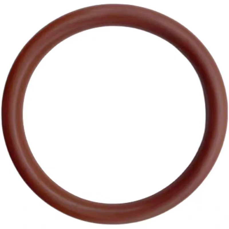 브라운 FKM O-링 씰 1/1.5/2/2.5mm 코드 x 3-100mm 외경, 고온 250 ° 화학물질 저항성, 최대 1000mm 맞춤형 사이즈