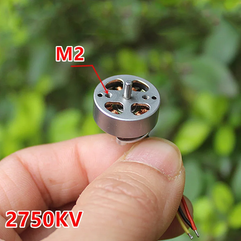 Mini 6.8mm*18mm Brushless Motor Mini Aircraft Model Brushless  Unmanned Aerial Vehicle Motor 2750KV 2S RC Drone Motor